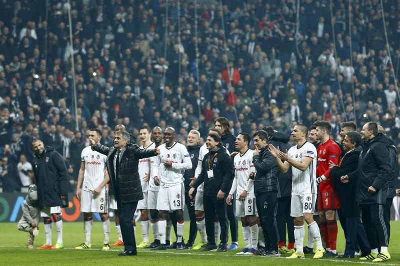 Beşiktaş'ın Olympiakos zaferinden kareler