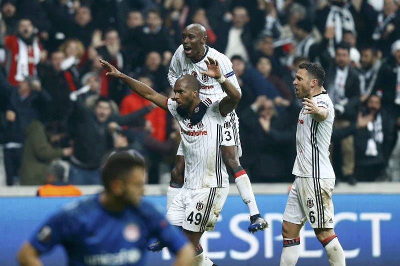 Beşiktaş'ın Olympiakos zaferinden kareler