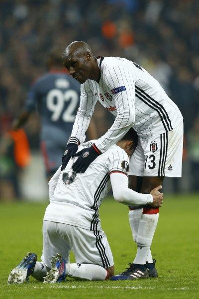 Beşiktaş'ın Olympiakos zaferinden kareler