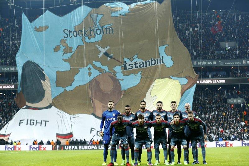 Beşiktaş'ın Olympiakos zaferinden kareler