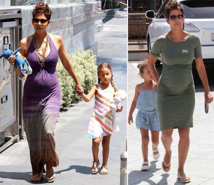 Hamilelik kilolarına meydan okuyan ünlü anneler