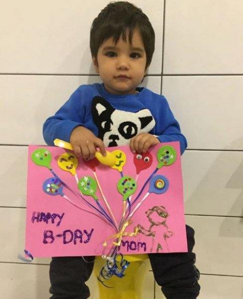 Şeyda Coşkun'un oğlu 2 yaşında 