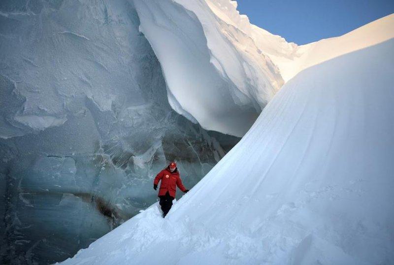 Vladimir Putin'den buzul bölgesine ziyaret