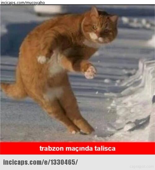 Trabzonspor-Beşiktaş maçının capsleri