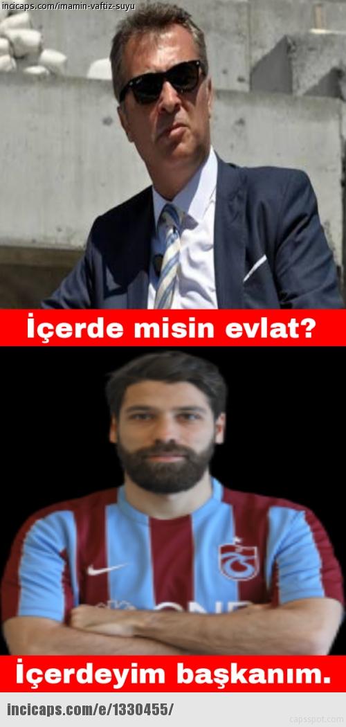 Trabzonspor-Beşiktaş maçının capsleri