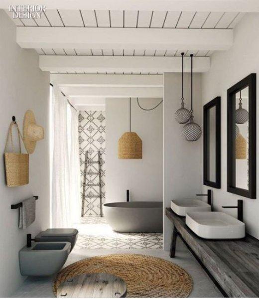 Geleneksel ve modern banyo dekorasyonu