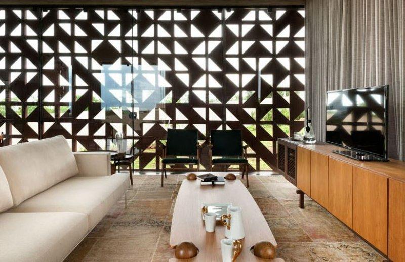 Brezilyalı çift cobogo bloklarıyla ev inşa etti