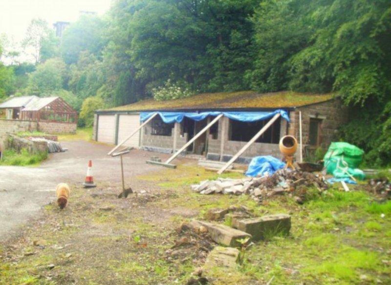 İngiltere'de eski garaj müthiş bir villaya dönüştürüldü