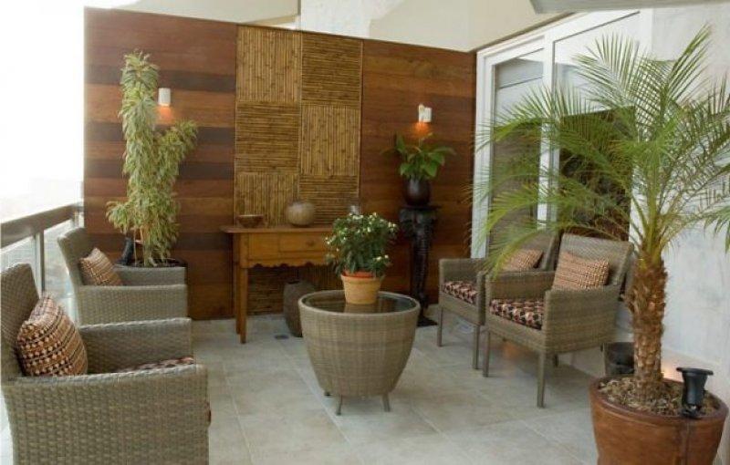 Bambu dekorasyonu şıklığı