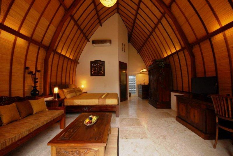 Bambu dekorasyonu şıklığı