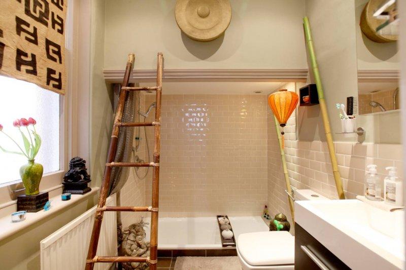 Bambu dekorasyonu şıklığı