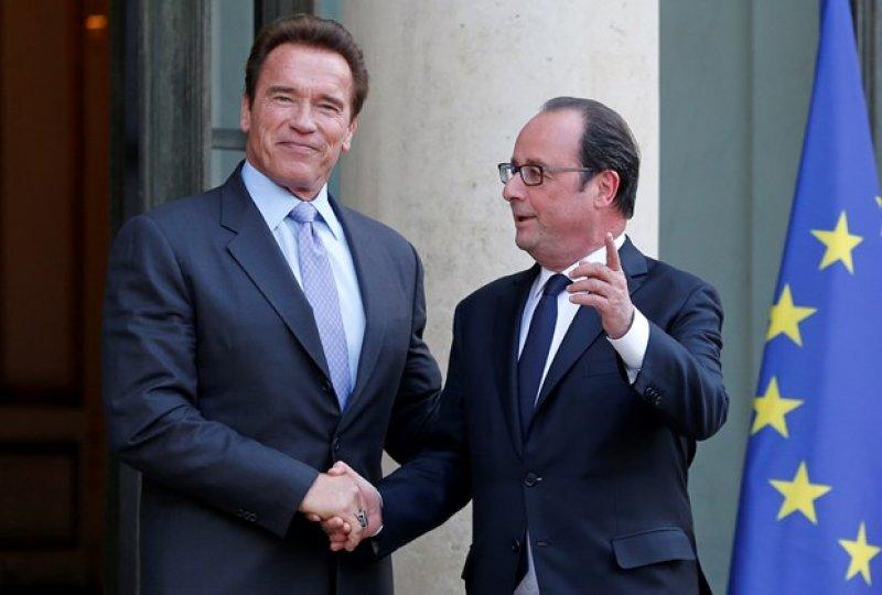 Ünlü aktör Arnold Schwarzenegger’e Fransız Şeref Nişanı