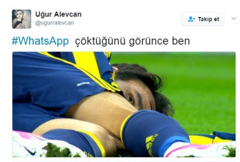 WhatsApp'ın çöküşüyle ortaya çıkan Twitter esprileri