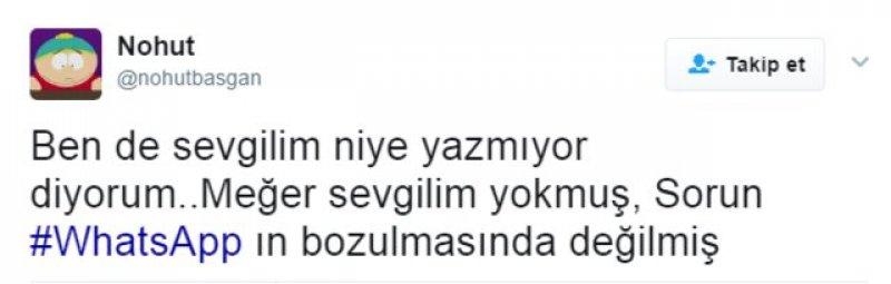 WhatsApp'ın çöküşüyle ortaya çıkan Twitter esprileri