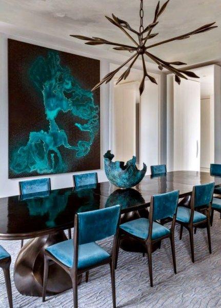 Bir birinden şık renkli ev dekorasyonları