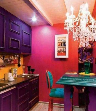 Bir birinden şık renkli ev dekorasyonları