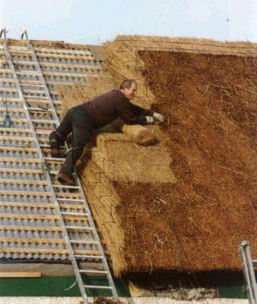 Krallığın saman çatılı evleri 