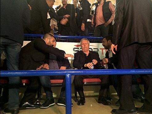 Aziz Yıldırım Işık Eyigüngör'e tokat attı