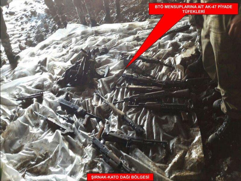 Şırnak'ta terör örgütüne büyük darbe