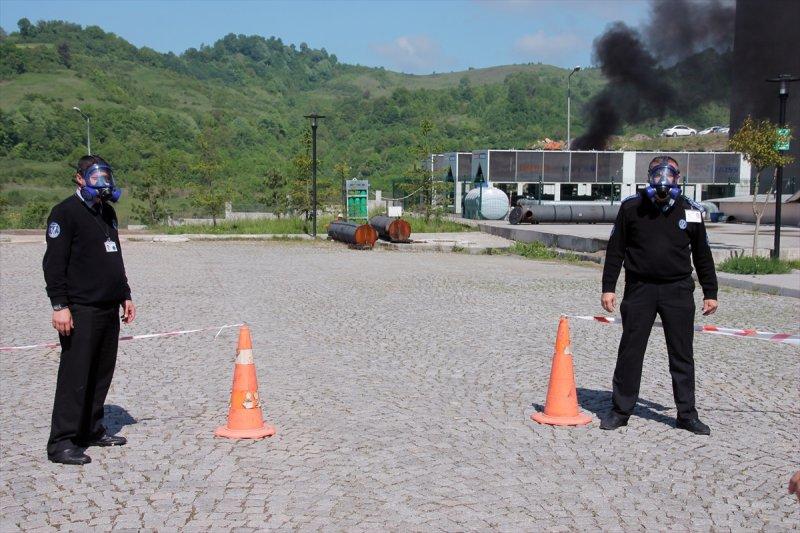 Zonguldak'ta yapılan nükleer tatbikat gerçeği aratmadı