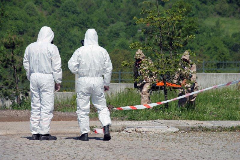 Zonguldak'ta yapılan nükleer tatbikat gerçeği aratmadı