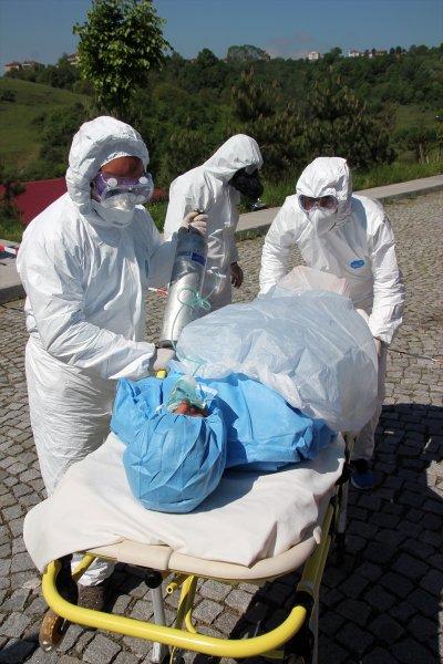 Zonguldak'ta yapılan nükleer tatbikat gerçeği aratmadı