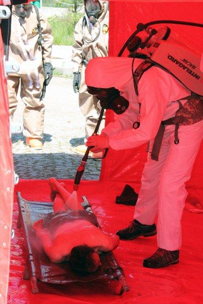 Zonguldak'ta yapılan nükleer tatbikat gerçeği aratmadı