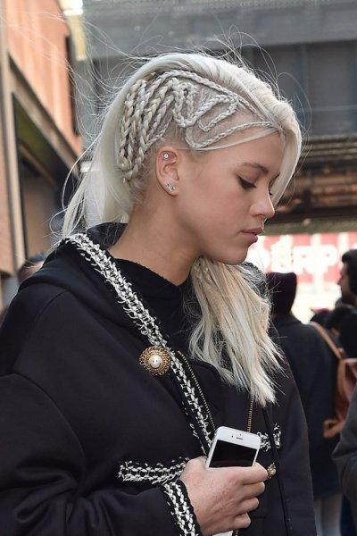 Hollywood'un son gözdesi örgülü saçlar 