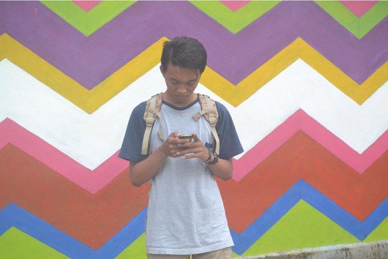 Endonezya'da gecekondu köyü renklere büründü 