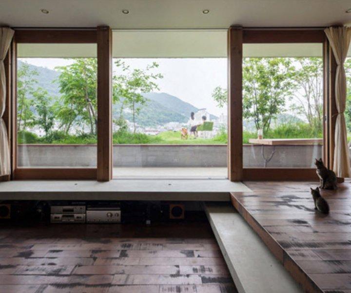 Japon mimardan mini yeşil site 