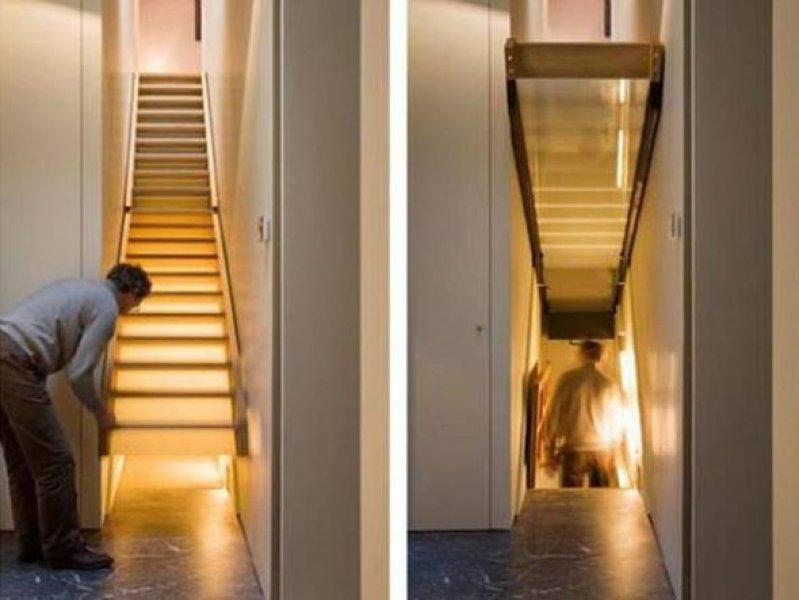 Gizli tasarımlarıyla ilgi çeken merdivenler