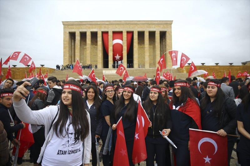 Anıtkabir'den 19 Mayıs görüntüleri 