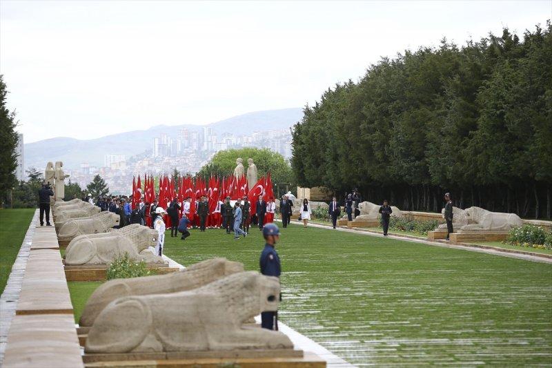 Anıtkabir'den 19 Mayıs görüntüleri 