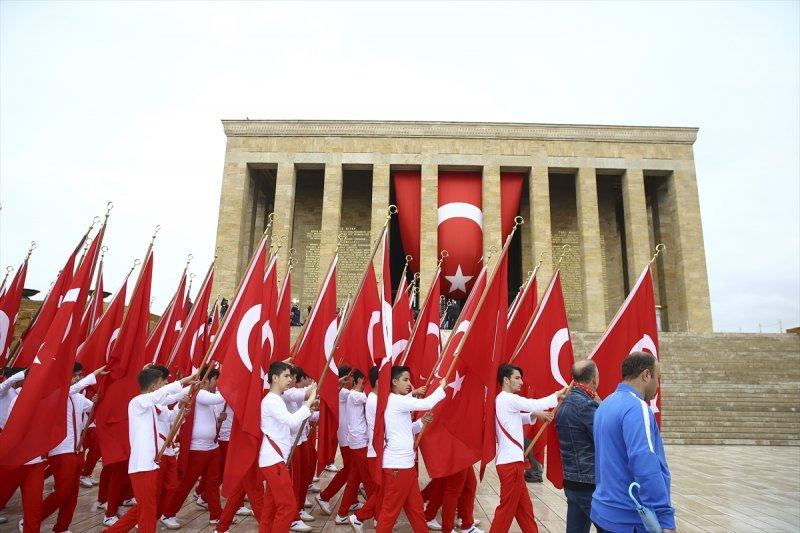 Anıtkabir'den 19 Mayıs görüntüleri 