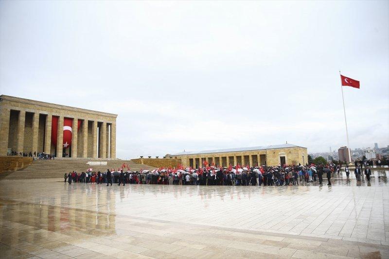 Anıtkabir'den 19 Mayıs görüntüleri 