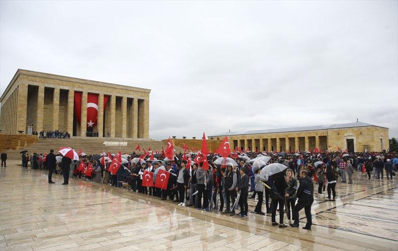 Anıtkabir'den 19 Mayıs görüntüleri 