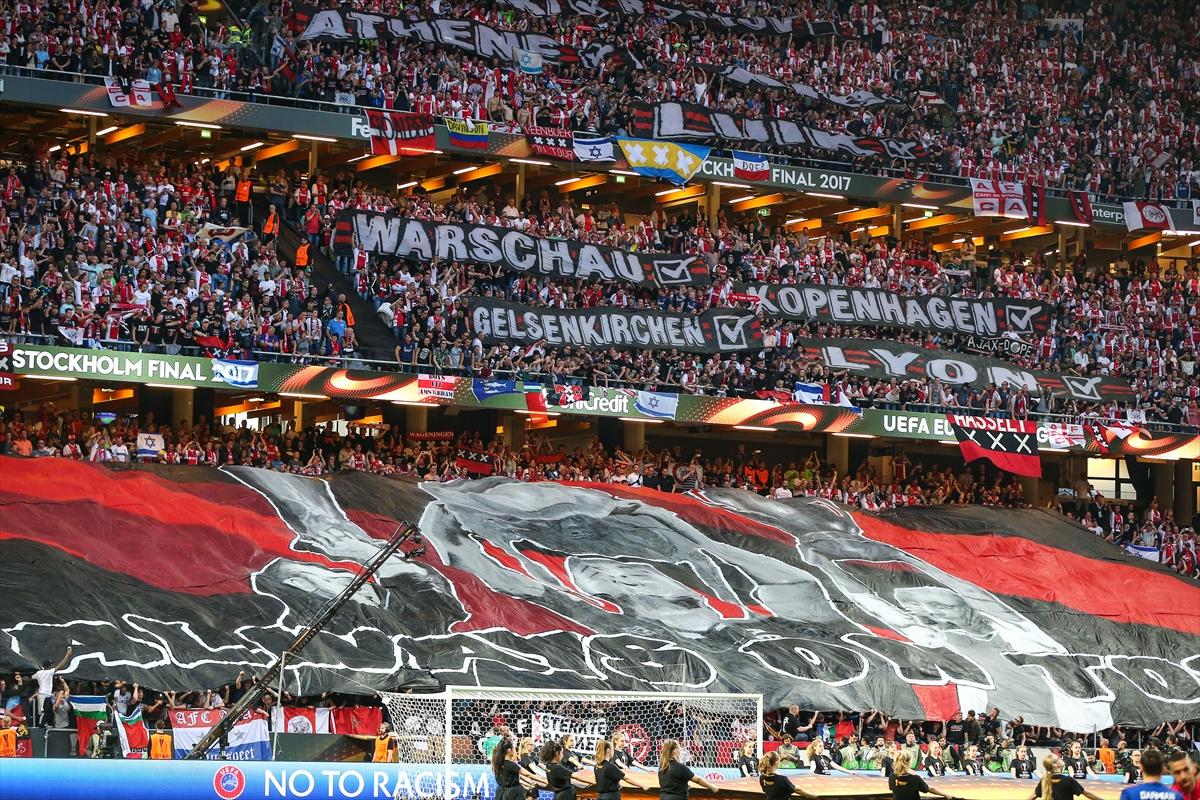 Manchester United - Ajax Avrupa Ligi finali maçından kareler