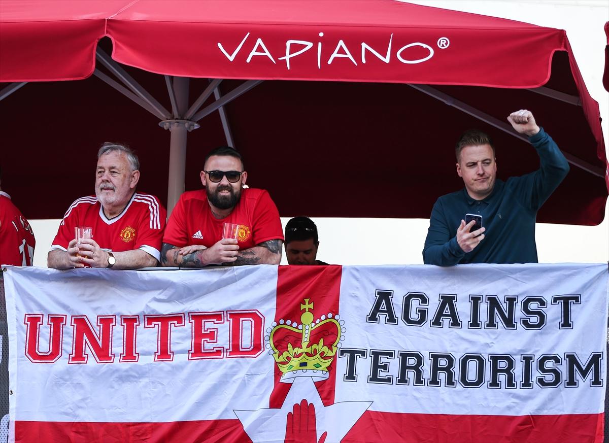 Manchester United - Ajax Avrupa Ligi finali maçından kareler