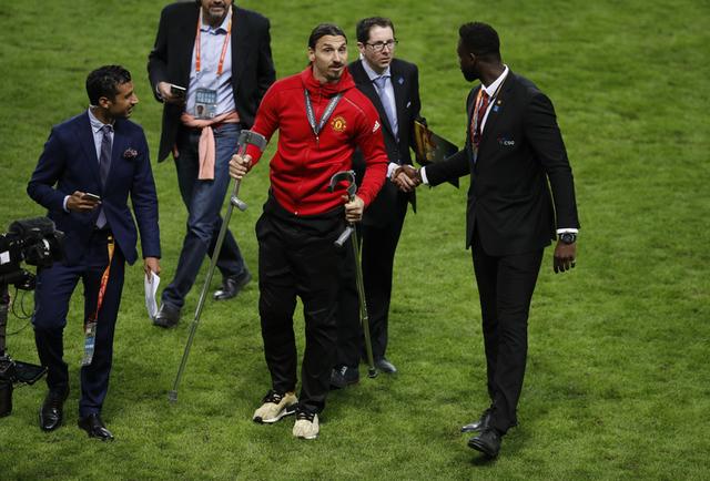 Manchester United - Ajax Avrupa Ligi finali maçından kareler