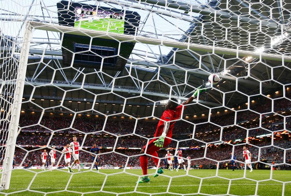 Manchester United - Ajax Avrupa Ligi finali maçından kareler