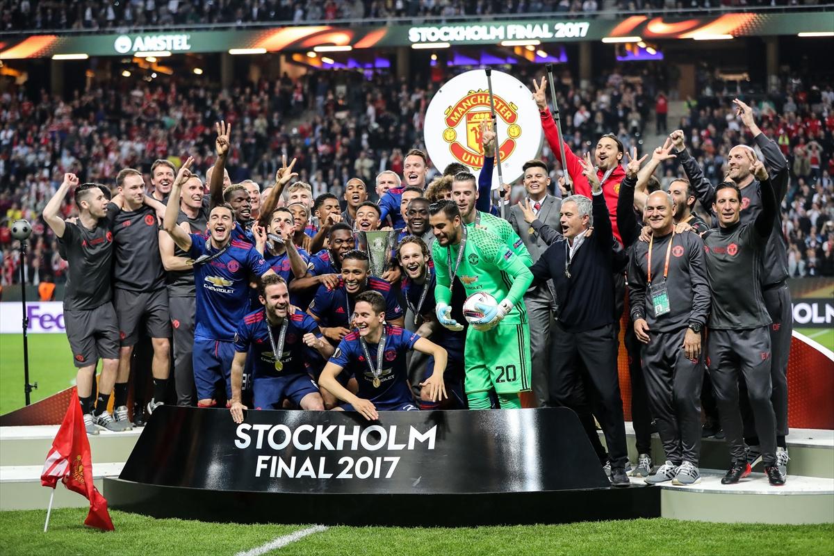 Manchester United - Ajax Avrupa Ligi finali maçından kareler