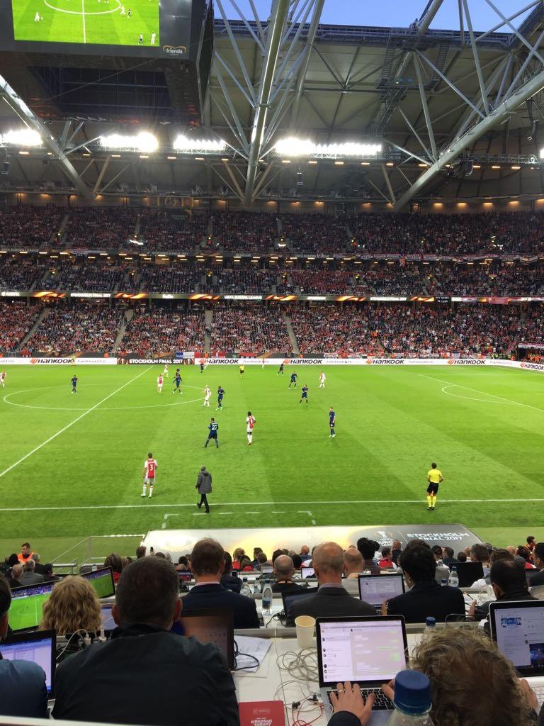 Manchester United - Ajax Avrupa Ligi finali maçından kareler