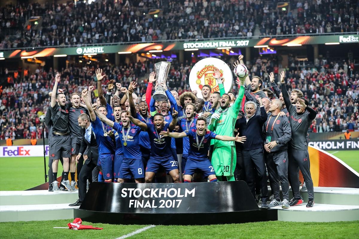 Manchester United - Ajax Avrupa Ligi finali maçından kareler