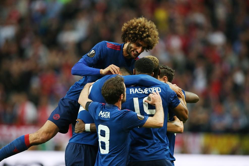 Manchester United - Ajax Avrupa Ligi finali maçından kareler