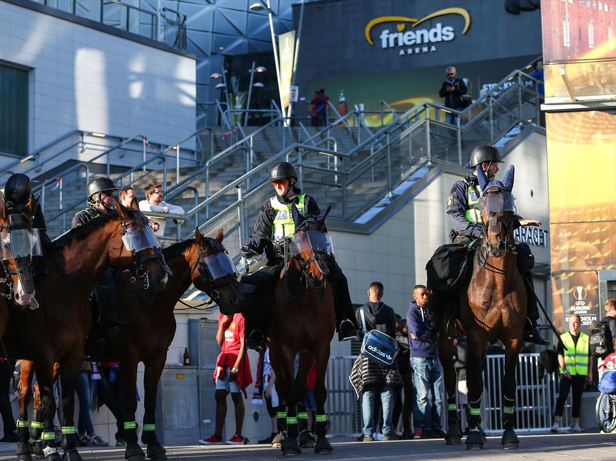 Manchester United - Ajax Avrupa Ligi finali maçından kareler