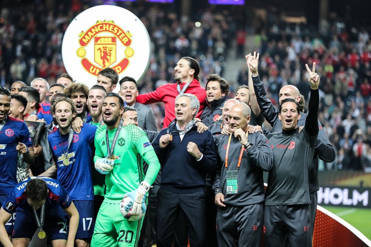 Manchester United - Ajax Avrupa Ligi finali maçından kareler