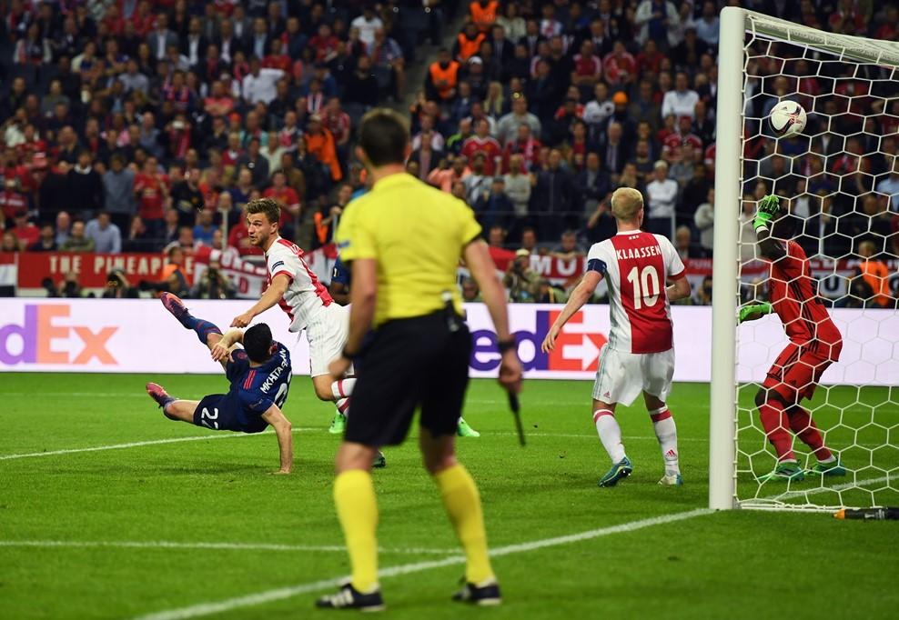 Manchester United - Ajax Avrupa Ligi finali maçından kareler