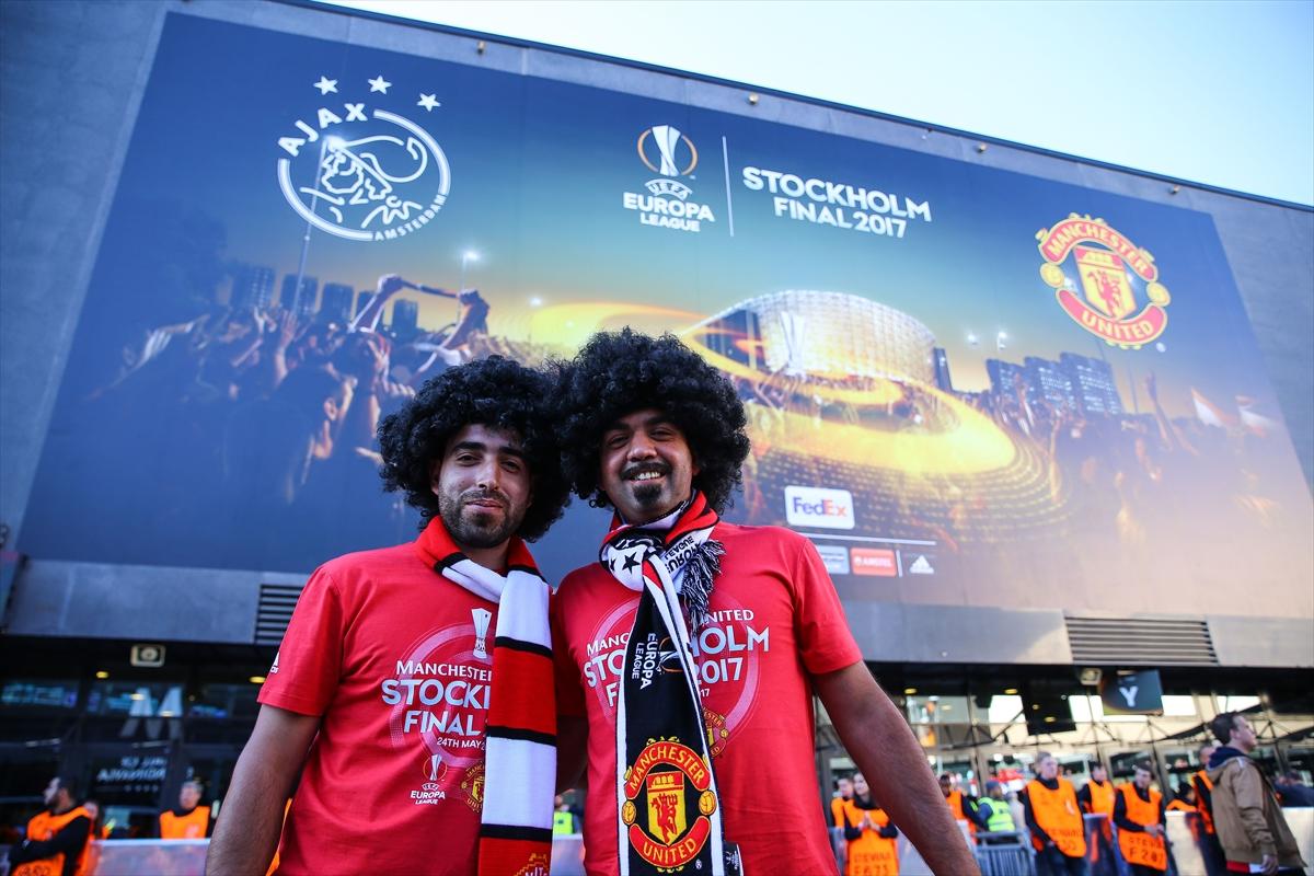 Manchester United - Ajax Avrupa Ligi finali maçından kareler