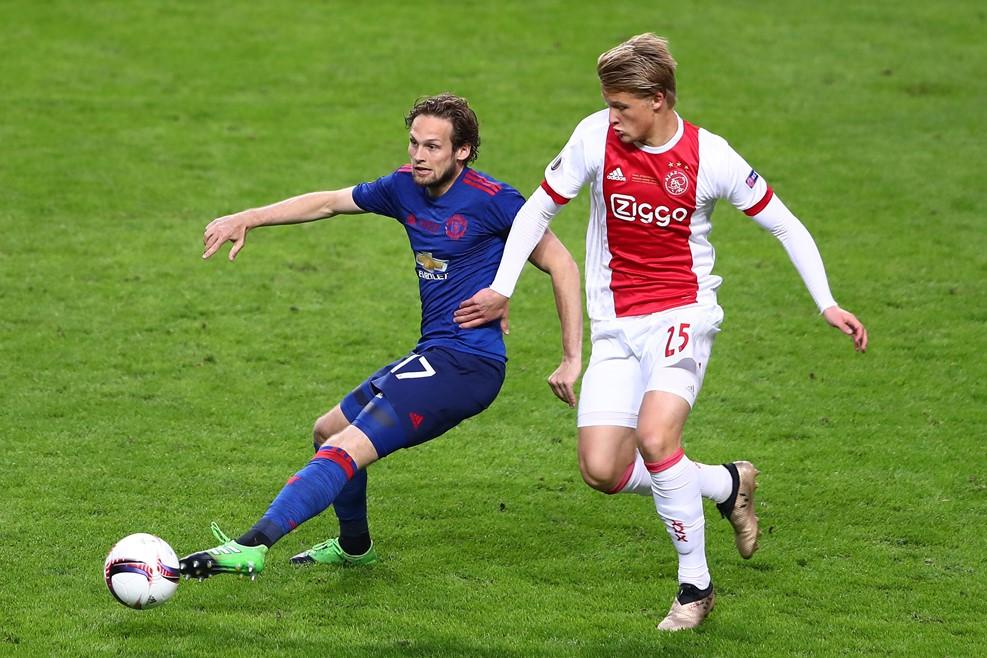 Manchester United - Ajax Avrupa Ligi finali maçından kareler