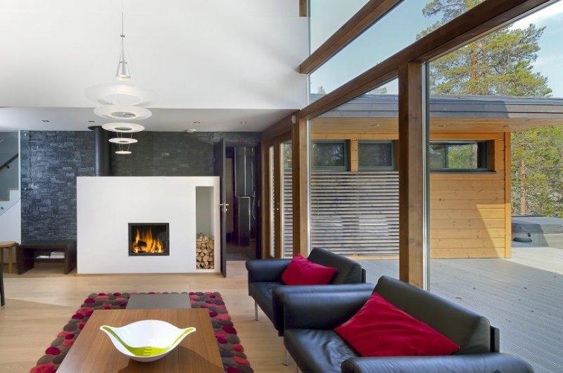 Kuzey Finlandiya doğa tutkunları için tasarlanan muhteşem villalar